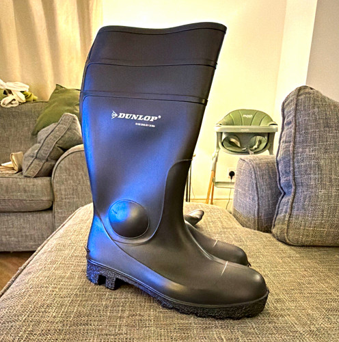 Dunlop black safety - black, safety/work