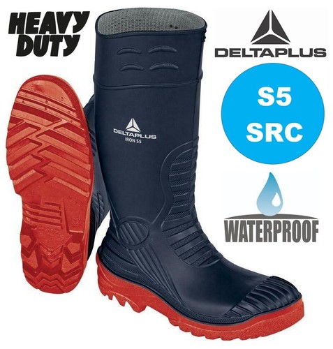Mens safety wellingtons work - safety,